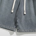 thumbnail image 5 of Men's Baggy Denim Shorts Vintage Washed Jean Short Fashion Loose Fit Jorts Bermuda Shorts, 2026 Summer Trendy Streetwear, 5 of 8