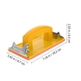 thumbnail image 2 of BALAHAPY 1Pack Hand Sander Block Sandpaper Holder with Foam for Metal Polishing 7.2x3.4x2.6in, 2 of 8