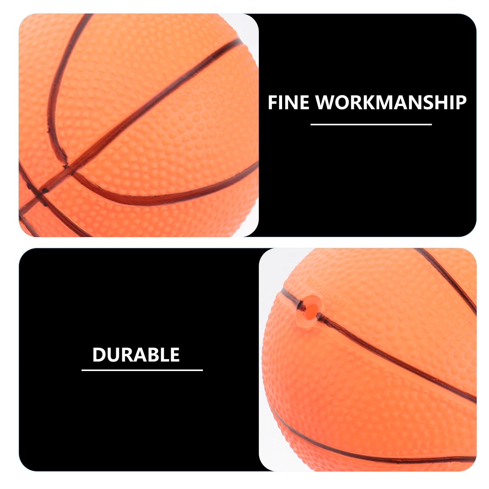 En Mousse 2 Mini Ballons De Basket 14cm - Set Avec Pompe Et