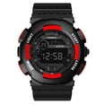 thumbnail image 2 of Watchs Sports Watchs Outdoor Men Led Watch Digital Date Mens Digital Watch Sports Watch Rechargeable Electronic Sport Watch Sports Watchs Sports Watchs ceangrtro Red-4 (3Packs) One Size, 2 of 3