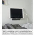 thumbnail image 4 of Yamazaki Home Wall-Mounted Phone Holder, Black, Steel, Supports 2.2 pounds, 4 of 7