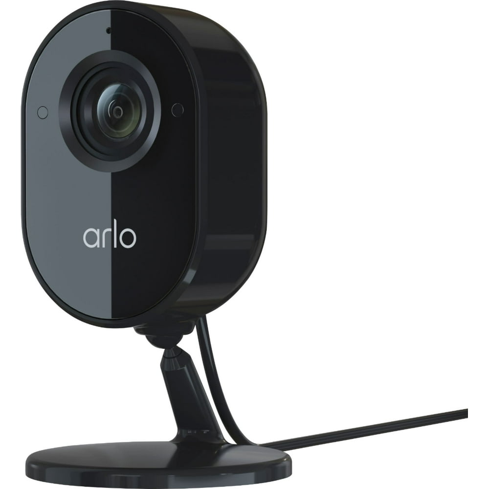 Arlo Indoor Wired 1080p WiFi Security Camera, Black