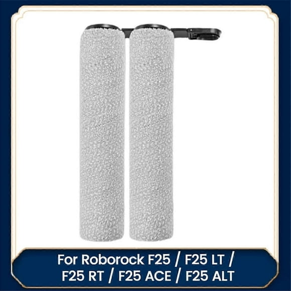 cepillos de rodillo de repuesto para aspiradoras Roborock F25 / F25 LT / F25 RT / F25 ACE / F25 ALT para sólidos y líquidos.