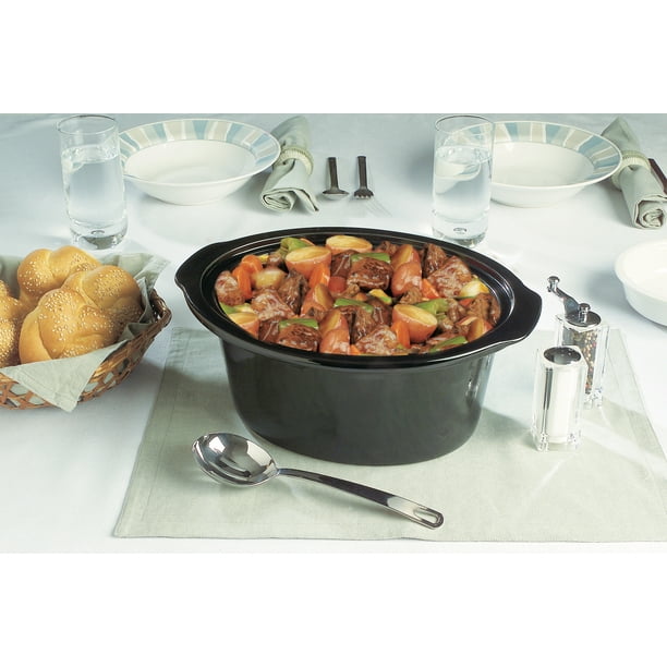 CrockPot 8 Quart Programmable Stainless Steel Slow Cooker Walmart