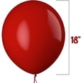 thumbnail image 4 of Prextex Red Jumbo Balloons - 30 Extra Large 18 Inch Red Balloons for Photo Shoot, Wedding, Baby Shower, Birthday Party and Event Decoration - Strong Latex Big Round Balloons - Helium Quality, 4 of 4