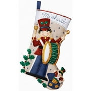 Toy Soldier W/Music Stocking Felt Applique Kit