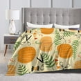 thumbnail image 4 of ZICANCN Throw Blanket Pumpkin Mature Leave , Couch Ultra Soft Micro Fleece Sofa Bed Camping Travel Blanket for Adults, 60"x50", 4 of 8