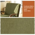 thumbnail image 4 of Jopath Modern Accent Chair,Corduroy Fabric Arm Chair with High Back,Upholstered Armchair Reading Chair Lounge Chair for Living Room Bedroom,Green, 4 of 8