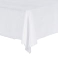 thumbnail image 4 of REGALWOVEN Rectangle Tablecloth Polyester Washable Table Cover for Wedding or Banquet White 63"x126", 4 of 5