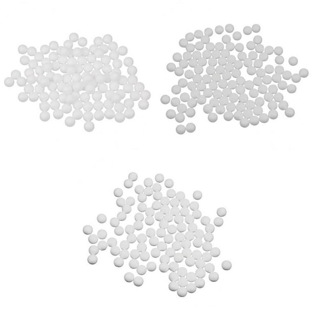 300 Piezas Bolas de espuma Sunnimix 10mm 15mm 20mm Blanco