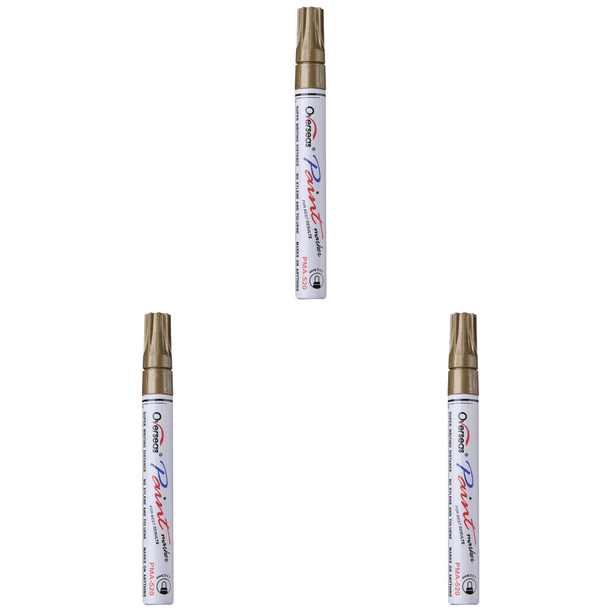 Rotulador Pintura Permanente Al para Neumáticos Coche Graffiti (dorado)
