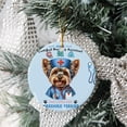 thumbnail image 3 of Just a Certified Nursing Assistant Cna Who Loves Her Yorkshire Terrier Ceramic Round Ornament Yorkie Dog Lover Gifts Home Tree Decor - 00003, 3 of 5