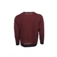 thumbnail image 3 of Perry Ellis Wine Horizontal Striped Crew Neck Sweater , Size XLarge, 3 of 4