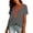 Dark Gray, variant on Tops For Women Summer Crew Neck Short Sleeve Embroidered Boho Casual Modern Brunch Streetwear Workday Travel Look Smart Everyday Resort Holiday Outfit
