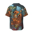 thumbnail image 2 of Sigee Scooby-Doo Q for Men's Casual Short Sleeve Button Down Shirts Men's Shirts Summer Medium, 2 of 7