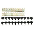 thumbnail image 2 of Chassis Splash Guard Clips, 40 Pcs Wear Proof Impact Resistance Tight Fixation Engine Panel Fastener Clips  For R50 R52 R53, 2 of 8