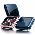 thumbnail image 3 of 2023 Summer Savings Clearance! WJSXC Travel Pi-ll Organizer,4 Compartments Moisture Proof Small Pi-ll Box for Pocket Purse Daily Pi-ll Case Portable Medicine Vita-min Holder Container Dark Blue, 3 of 6