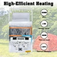 thumbnail image 2 of TCFUNDY 6L Liquid Propane Portable Tankless Water Heater 1.6 GPM LPG Instant Hot Boiler with Digital Display for Outdoor RV, 2 of 8