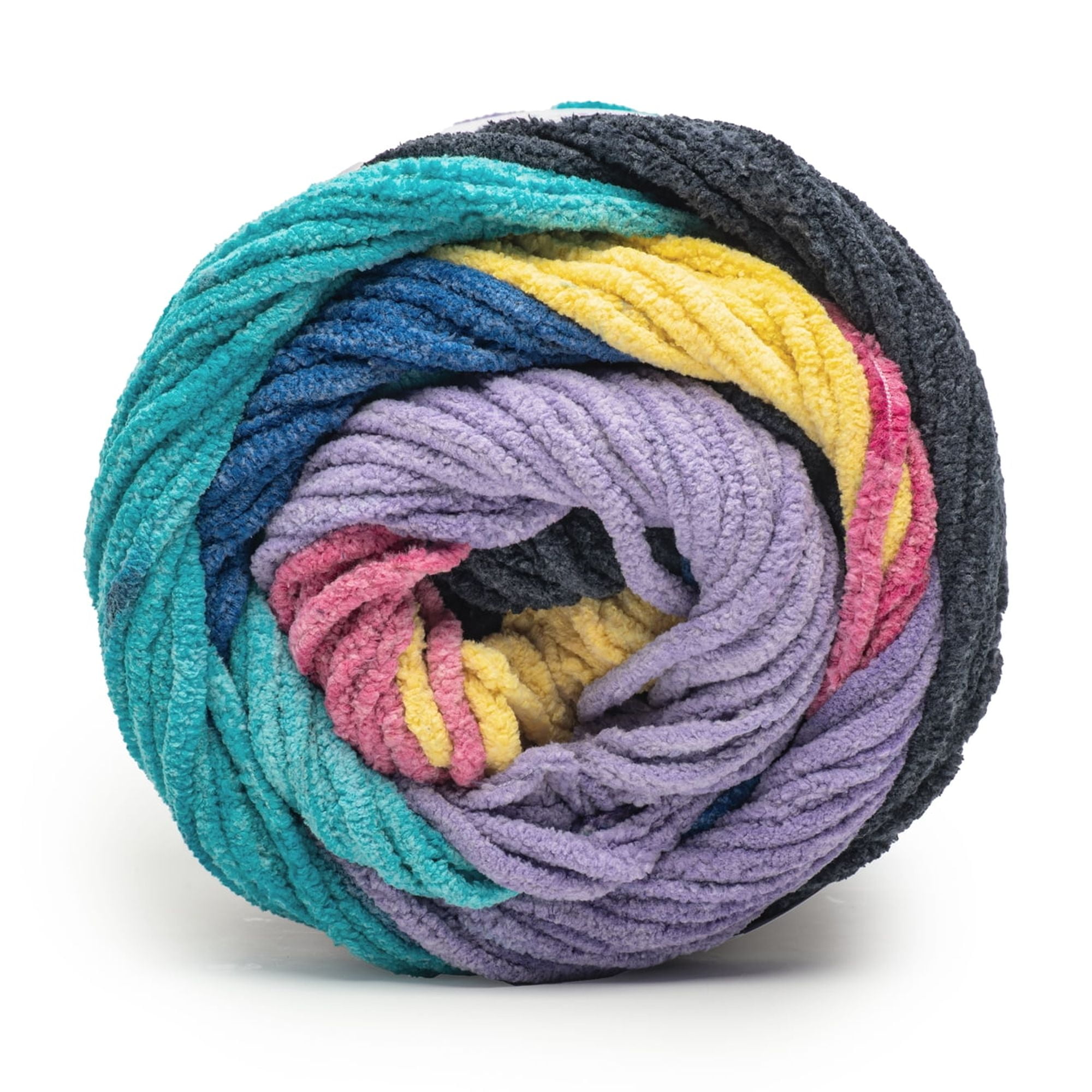 Bernat® Blanket patchwork™ #6 Super Bulky Polyester Yarn, 90s vibe 10.5oz 220yd (2Pk)