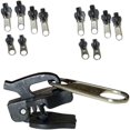 thumbnail image 1 of 6pcs Universal Instant Fix Zipper Repair Kit Replacement Zip Slider Teeth Zippers Nice design.., 1 of 5