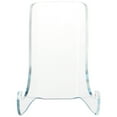 thumbnail image 4 of Plymor Clear Acrylic Small Flat Back Easel with Shallow Support Ledges, 3" H x 2.5" W x 2" D, 4 of 4