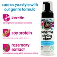 thumbnail image 3 of SoCozy Kid's Sensitive Hair Style Foam, Natural Hold, 6 oz., 3 of 6