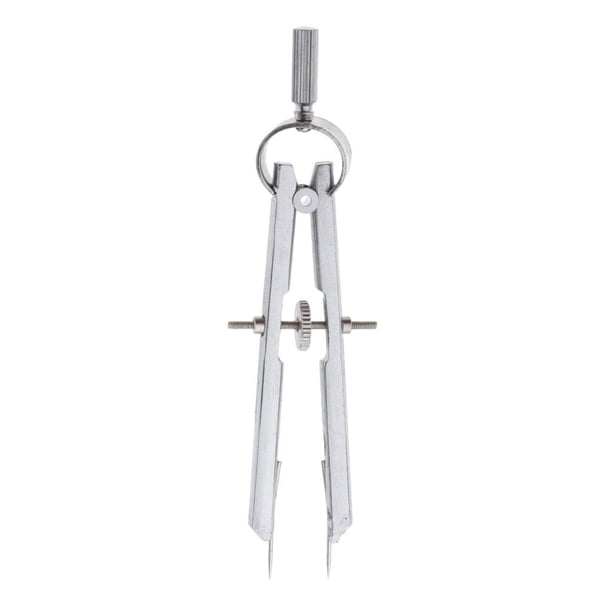 Brújula de metal para estudiantes, separadores de dibujo, papelería, herramienta técnica de matemáticas Separadores de muelles individuales