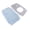 Gray and Blue, variant on Riousery Double Layer Cat Window Perch for Indoor Cats, Space-Saving Hammock Bed with 6 Strong Suction Cups, Holds Up to 33lbs (15kg), Size 18.9 inches x 12.2 inches (48x31 cm), Gray and Blue