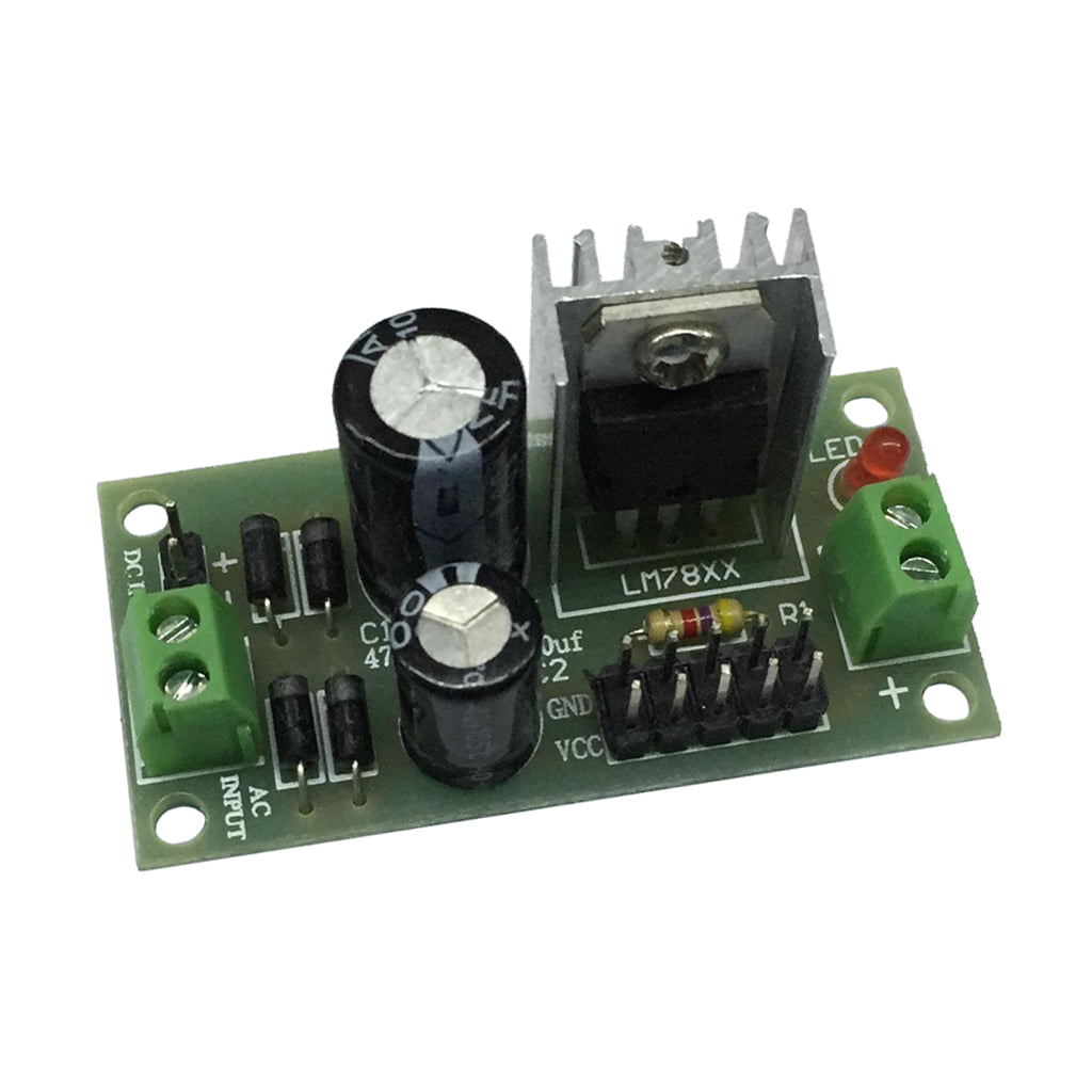 DIY kit DC/AC 12V~24v to 5V DC L7805 LM7805 Voltage Converter Regulator Module 
