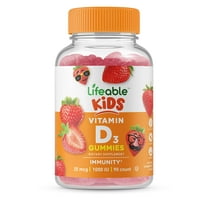 Lifeable Vitamin D for Kids - 1000 IU – 90 Gummies