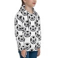 thumbnail image 3 of Lsque Happy Soccer Patten Youth Hoodie Sweatshirt Pullover with Kangaroo Pocket Boys and Girls Hoodie Warm Hoodie for Kids-X-Large, 3 of 6