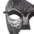 thumbnail image 3 of Phantom Oper Máscara Media Cara para Hombre Accesorio Carnaval Teatro Halloween, 3 of 9