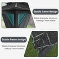 thumbnail image 4 of Twister.CK 12x16ft Gazebo, Hardtop Double Roof Canopy with Netting and Curtains, Outdoor Galvanized Iron Aluminum Frame Garden Tent for Patio, Backyard, Deck, Lawns, Gray, 4 of 5