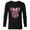 Black, variant on Disney Minnie Mouse Pink Easter - Long Sleeve T-Shirt for Men - Customized-White