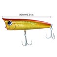 thumbnail image 4 of Señuelo Pesca Topwater Popper 90 Mm Y 15 G para en Dulce Salada () Amarillo, 4 of 4