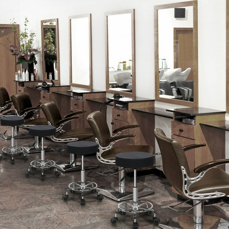 Yaheetech Adjustable Salon Chair 360 Swivel Stools with Wheels