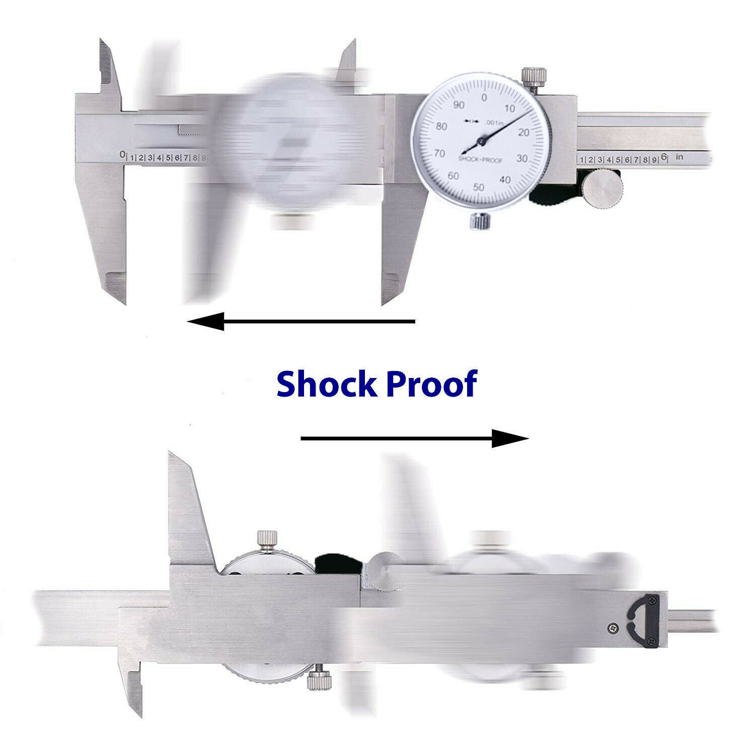 6 Inch/0.001inch for Dial Vernier Caliper Measurement Gauge Micrometer Tool 6inch