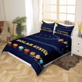 thumbnail image 3 of Erosebridal Outer Space King Size Bedding Set Solar System Duvet Cover,Galaxy Starry Sky Planet Print Comforter Cover for Teens Space Universe Themed Bedroom Decor Bedding, 3 of 4