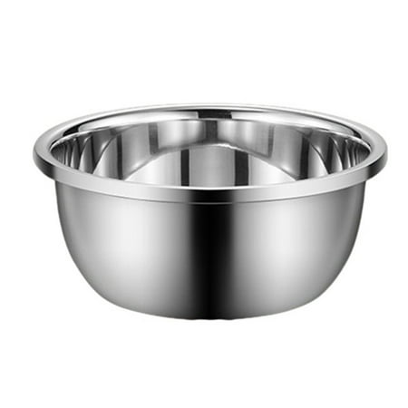 

RichLink Food Mixing Fruit Bowl Stainless Steel Tableware Salad Beater Vegetable Basin 24cmBowl