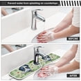 thumbnail image 4 of 2 Pack Sink Splash Guard Christmas Tree Stars Kitchen Faucet Mat Absorbent Sink Mat for Faucet Kitchen Guard Drip Catcher Drying Mat for Farmhouse Barthroom Bar,L, 4 of 7