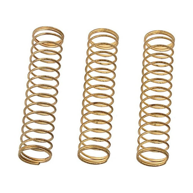 MasteelfCA 3pcs Trumpet Repairing Parts Brass Spring Trumpet Spring Wind Woodwind Instrument Parts CB11 (Golden)