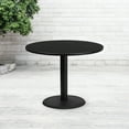 thumbnail image 2 of Flash Furniture Stiles 42'' Round Black Laminate Table Top with 24'' Round Table Height Base, 2 of 5