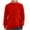 Red-14, variant on Ugoldhm Girls Boys Sweaters Solid Color Crewneck Warm Tops Unisex Fall Winter Kids Teens Shirts