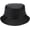 Pu Leather Black, variant on Metallic Bucket Hat PU Leather Trendy Fisherman Hats Unisex Reversible Packable Sun Cap