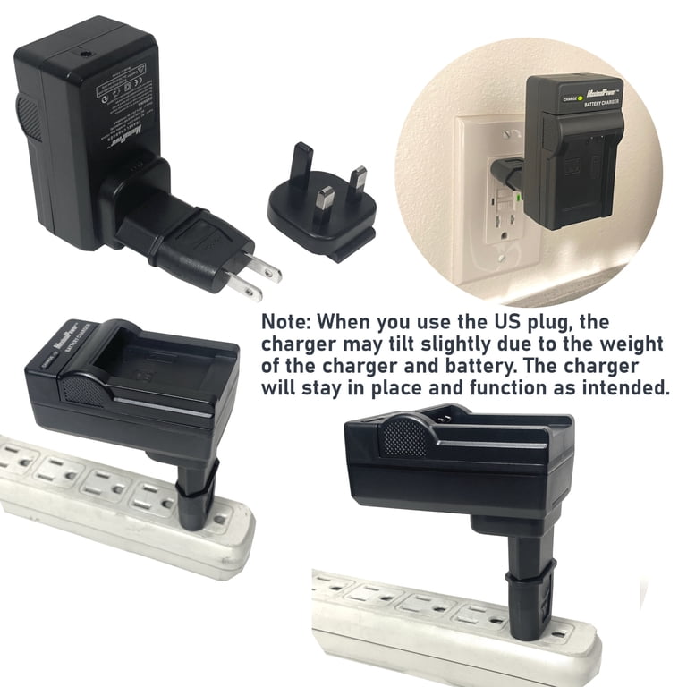 Maximalpower Universal Camera Battery Charger Plug for Panasonic