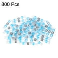 thumbnail image 3 of Solder Seal Wires Heat Shrink Butt Connectors 800pcs 1614 AWG Blue Waterproof Wire Crimp for Marine, Cable, 3 of 6