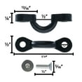 thumbnail image 2 of West Coast Paracord Black Kayak Strap Eye Screws - Available in 8, 10, 20, and 50 Packs, 2 of 4
