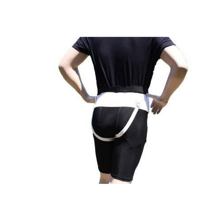 Inguinal Hernia Support Belt Invisible Underpants Compression Garment Truss  Galess (Black, XS)