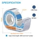 thumbnail image 2 of Recambios de cinta WOSWEL con dispensador, 24 cintas invisibles de 18 mm x 15 m, 2 of 7