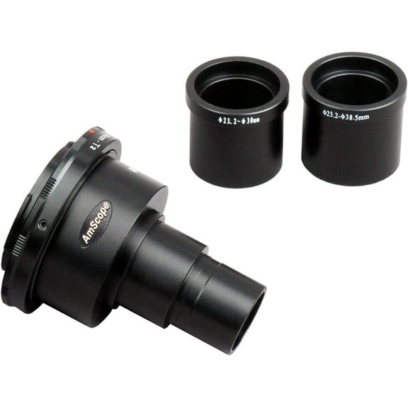 AmScope Nikon SLR/DSLR Camera Adapter for Microscopes New